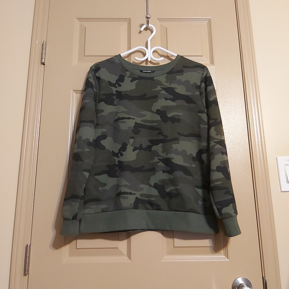George Camouflage Crew Neck Sweatshirt